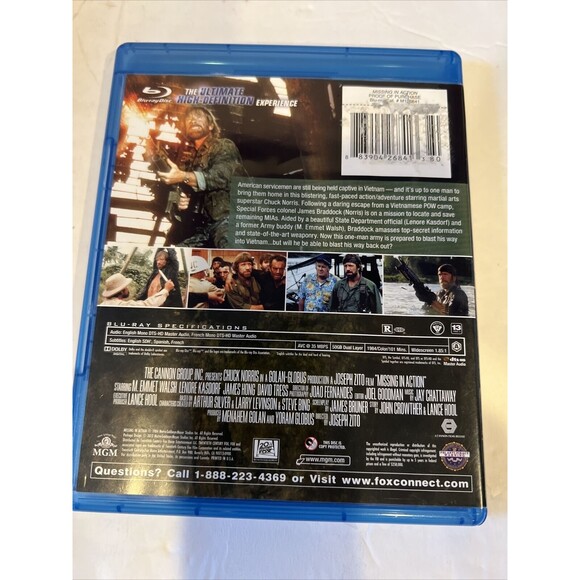 Missing in Action Blu ray Chuck Norris - Picture 2 of 3